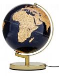 Globus 28cm LED Leuchtglobus Emform SE-0941 AURUM Globe Earth World